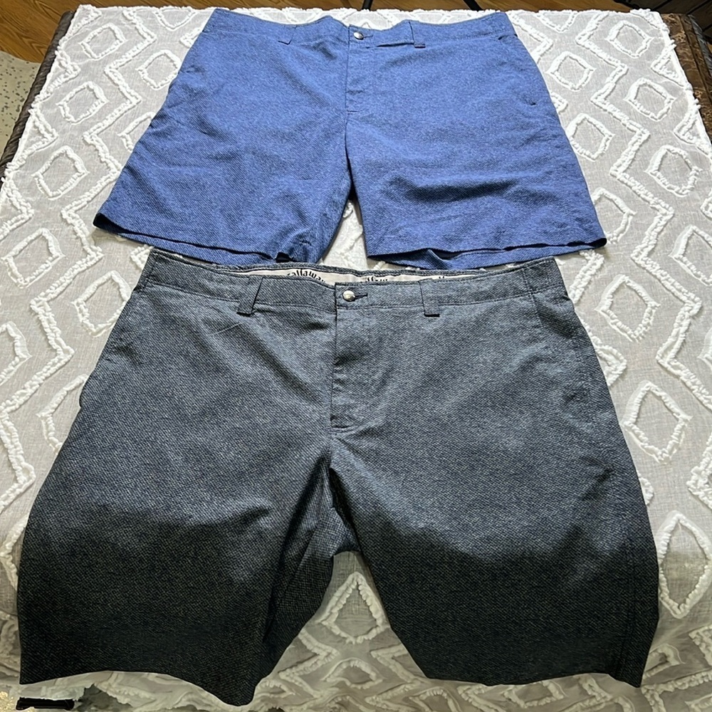 2 pair of men’s Callaway 38 waist shorts. A13